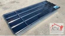 (30) NEW 8' x 3' Black Metal Roof Panels