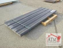 (20) NEW 8' x 3' Black Polycarb Roof Panels