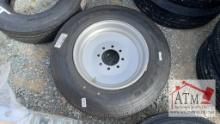 (1) NEW 215/75-17.5 16-Ply 8-Lug Tire/Wheel Assy