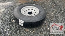 (1) NEW 235/85-16 14-Ply 8-Lug Tire/Wheel Assy