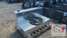 NEW Diamond Plate Aluminum Fuel Transfer Tank