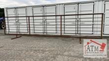 Continuous 24' Livestock Fence Panel Free-standing