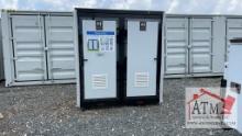 NEW Mobile Double Toilet