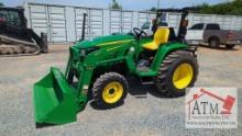 John Deere 3032E 4X4 Tractor w/ 62" Bucket
