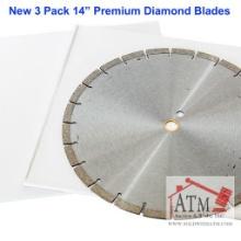 NEW 3pc. 14" Diamond Blades
