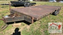 Dual Axle 8' x 18' Trailer (No Title)