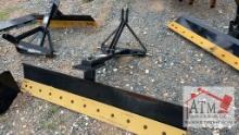 NEW Nolan's Mfg SB6 - 6'  Scrape Blade 3 Pt Hitch