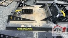 72" Heavy Duty Rotary Bush Hog Mower - Skidsteer