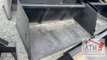 96" Heavy Duty Litter Bucket - Skidsteer Attach