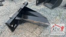 Stump Bucket Tree Spade - Skidsteer Attachment