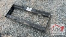 Tube Style Backer Plate - Skidsteer Attachment