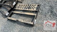 Pallet Fork Headache Racks - No Forks - Skidsteer