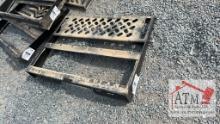 Pallet Fork Headache Racks - No Forks - Skidsteer