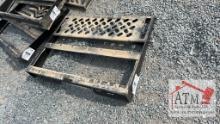 Pallet Fork Headache Racks - No Forks - Skidsteer