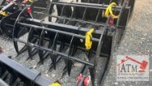 72" Heavy Duty Root Grapple - Skidsteer Attach