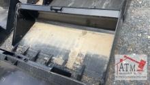 72" GP Bucket w/ Teeth - Skidsteer Attachment
