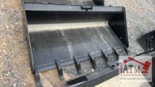 72" GP Bucket w/ Teeth - Skidsteer Attachment