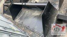 84" Litter Bucket High Capacity - Skidsteer Attach