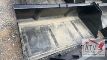 78" Litter Bucket High Capacity - Skidsteer Attach