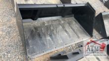 74" Litter Bucket High Capacity - Skidsteer Attach