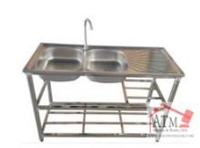 NEW Stainless Steel Sink w/ Carton Package