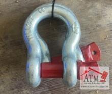 (2) NEW 1-1/4" Screw Pin Anchor Shackles