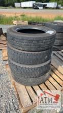 (4) 225/70R19.5 Tires