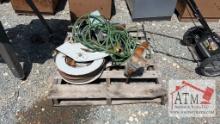 Pallet (Reels, Exhaust Fan, Vises, Misc)