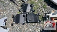 Set (4) Vehicle Dollies