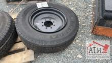 (1) 235/75R17.5 8 Lug Trailer Tire
