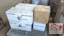 Pallet of Light Fixtures and Ceiling Fans