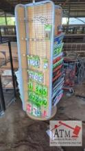 (3) Display Stand w/ Contents