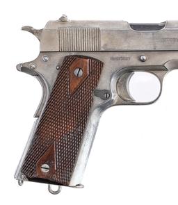 Cadmium Plated Colt 1911 USMC .45 Semi Auto Pistol