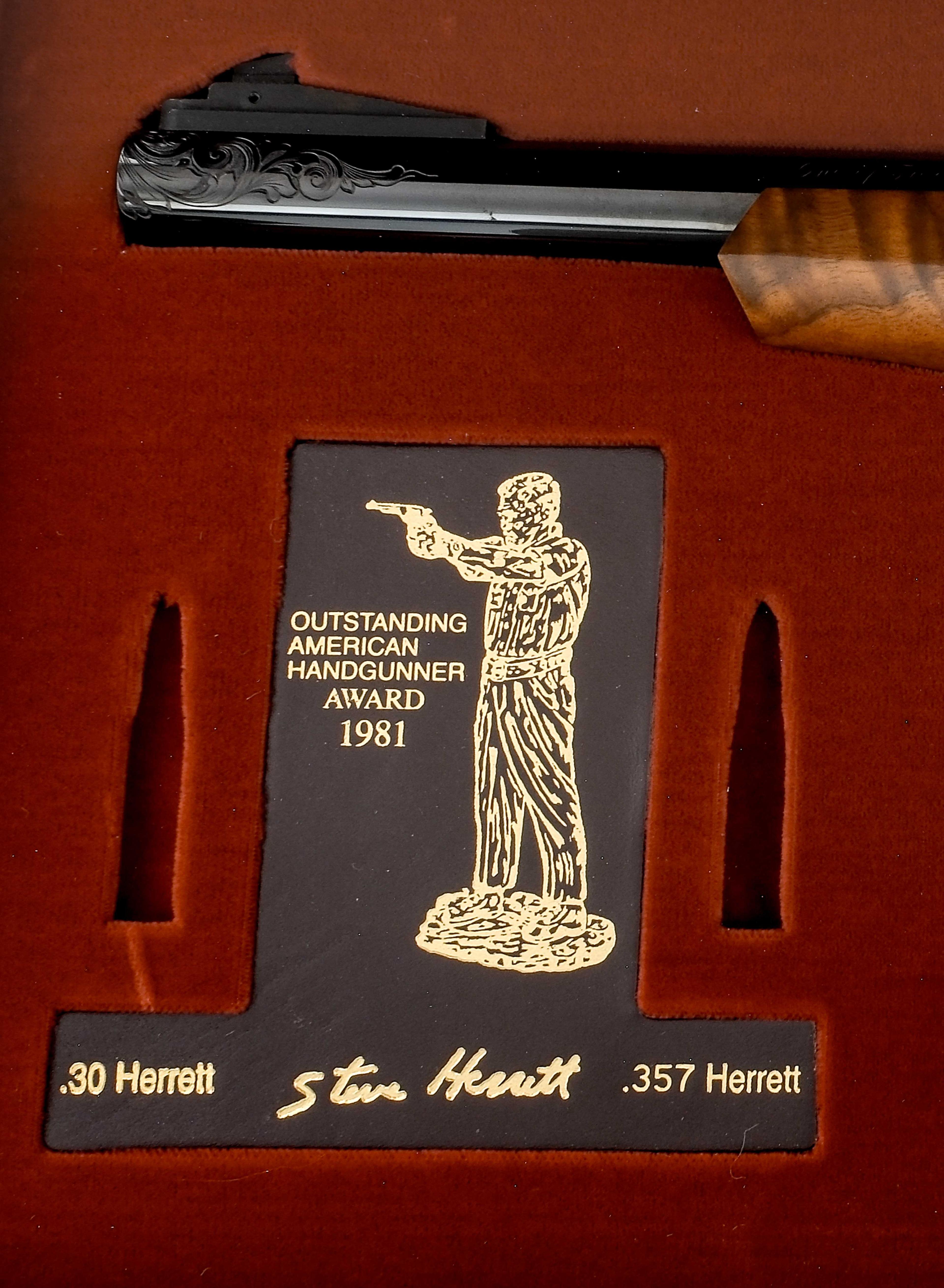 TC Steve Herrett Contender .30 Herrett Pistol