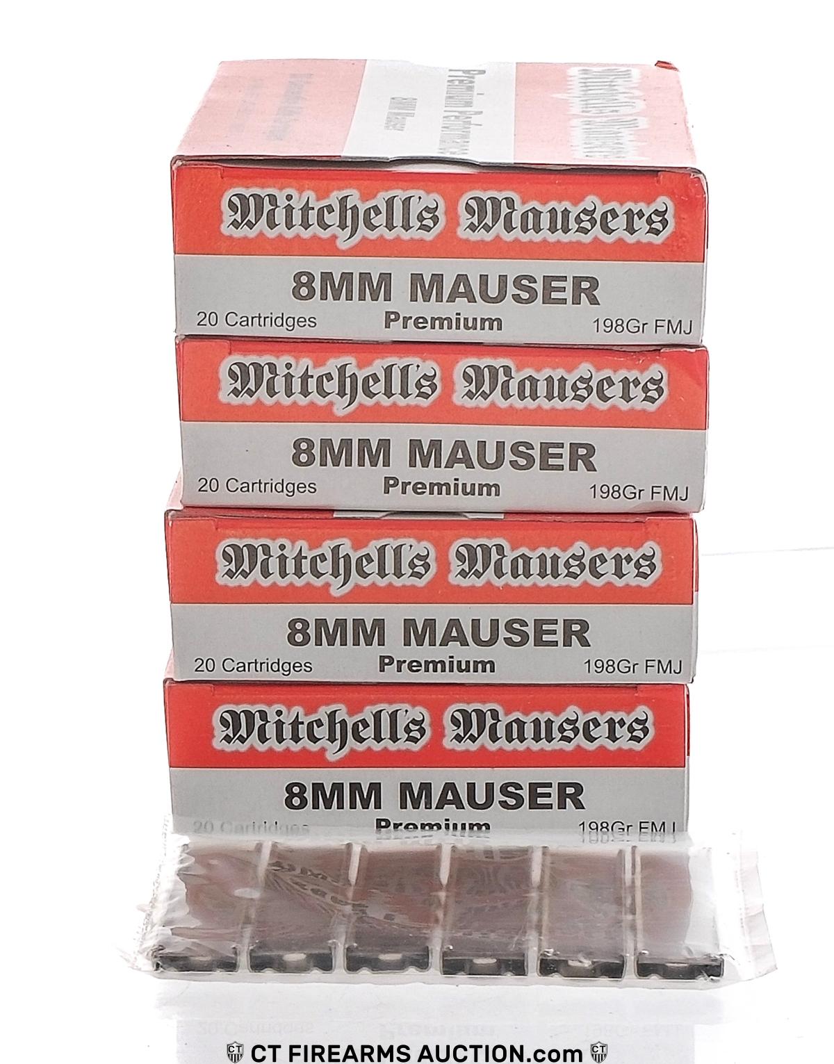 Mitchells Mauser/Surplus 8mm Mauser Ammo 160 Rds