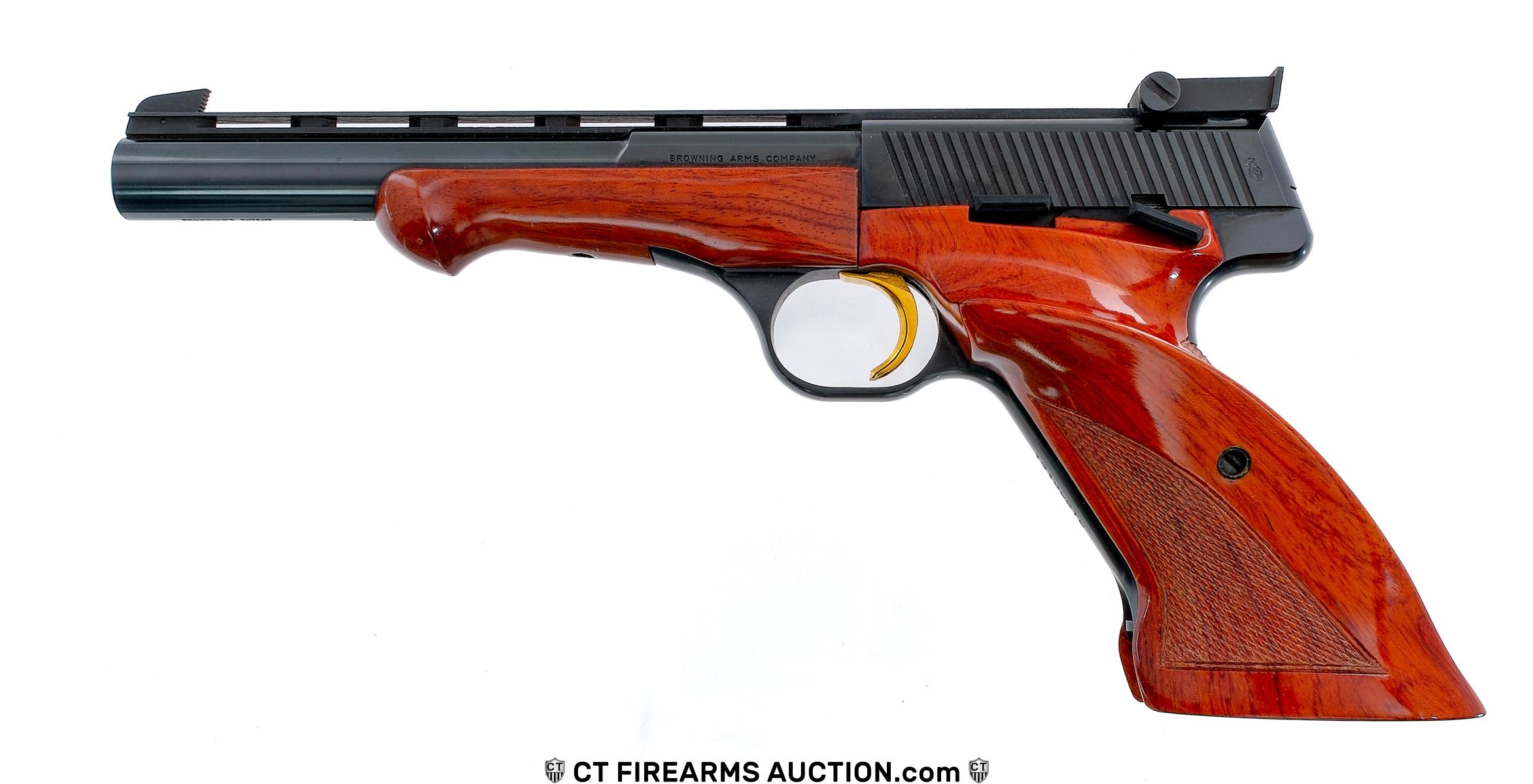 Belgian Browning Medalist .22 LR Semi Auto Pistol