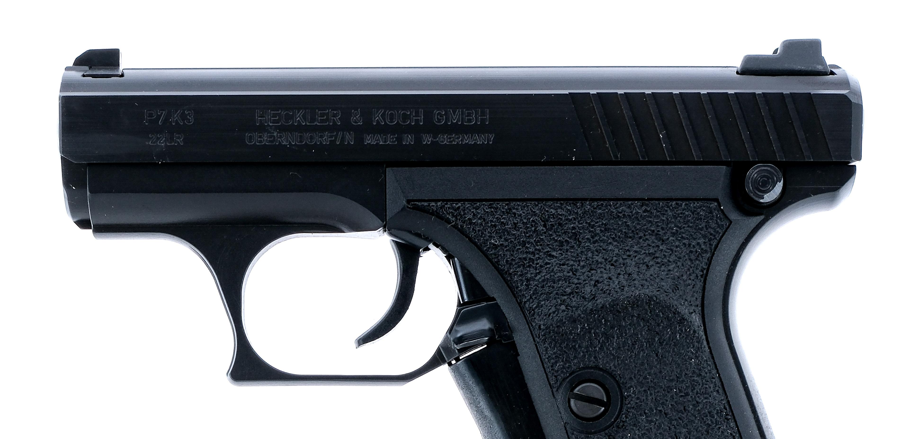 HK P7 K3 .22 LR Squeeze Cocker Pistol P7K3