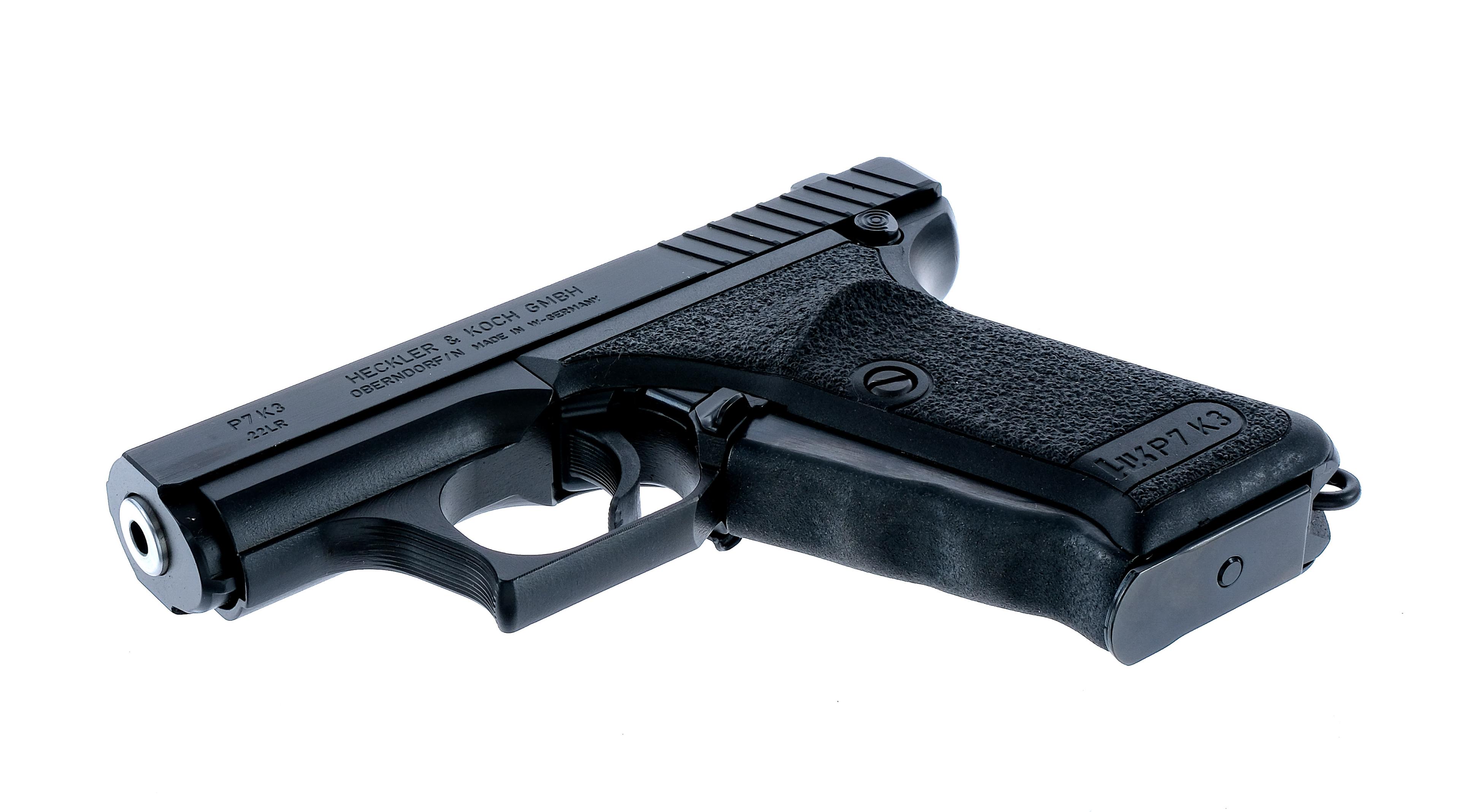 HK P7 K3 .22 LR Squeeze Cocker Pistol P7K3