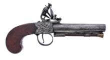 S. Nock London Flintlock Muff Pistol