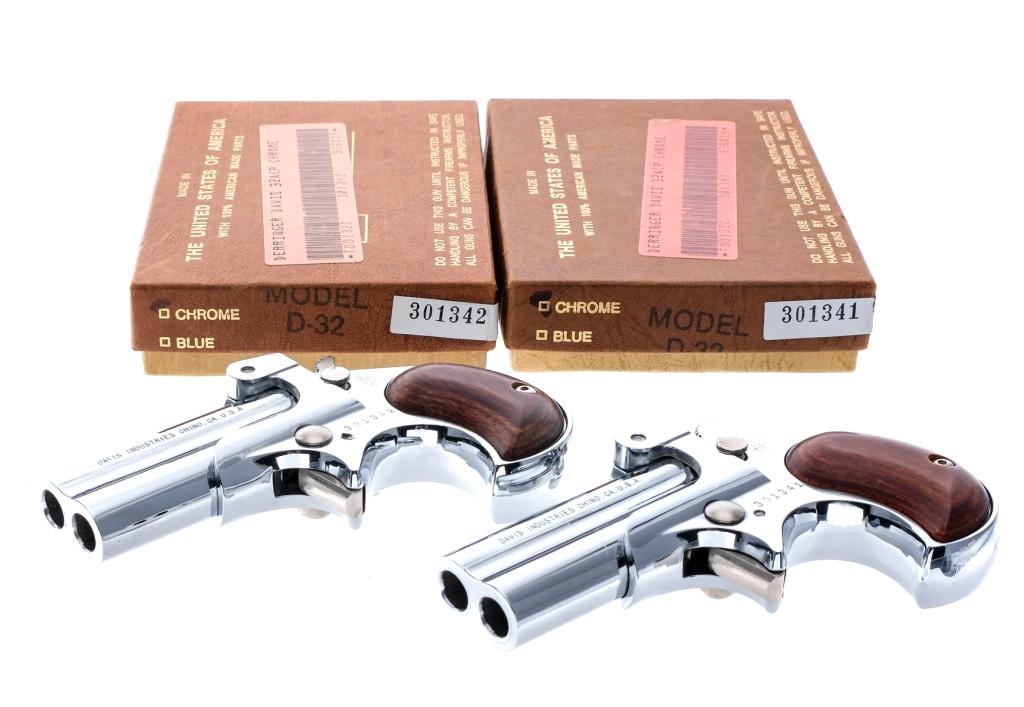 Davis D-32 .32 ACP Sequential 2Pcs Set Pistol