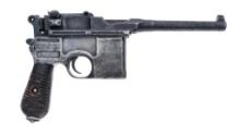 Mauser C96 7.63x25mm Semi Auto Pistol