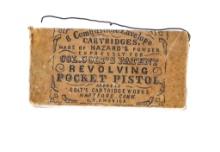 U.S. Civil War Era Colt .31cal Envelope Cartridges