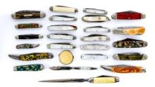 Assorted Folding Knife Lot 25Pcs