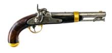 U.S. Henry Aston 1842 .54 Percussion Pistol