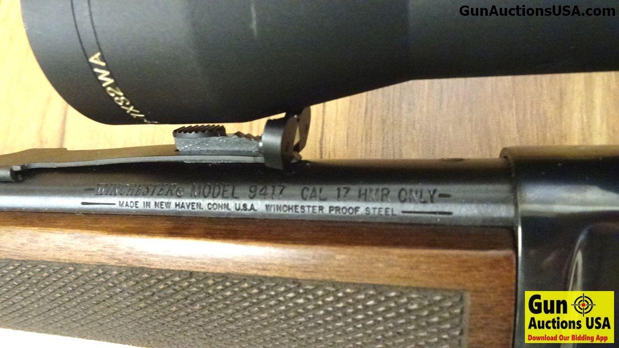Winchester 9417 .17 HMR Lever Action Rifle. Excellent Condition. 20" Barrel. Shiny Bore, Tight Actio