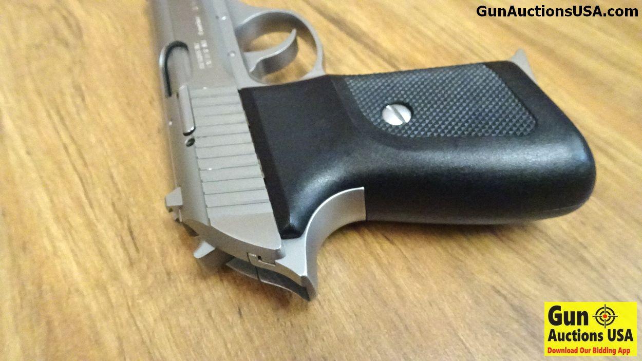 SIG SAUER P230SL 9MM KURTZ Semi Auto Pistol. Very Good Condition. 3.5" Barrel. Shiny Bore, Tight Act