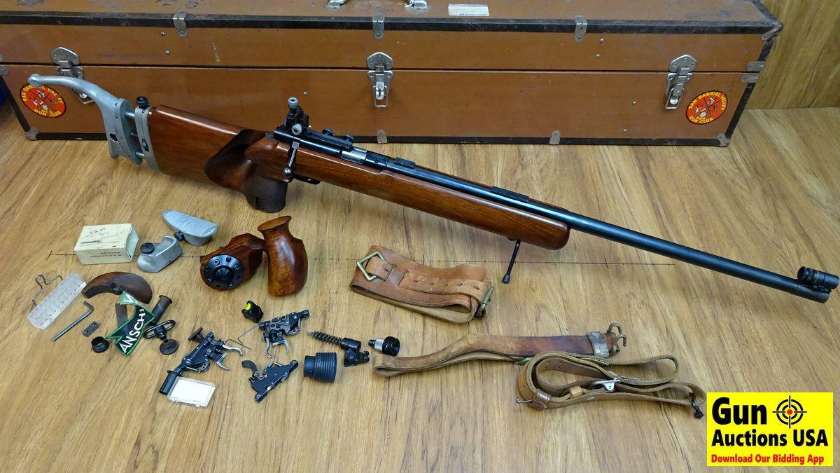 ANSCHUTZ 54 .22 LR Bolt Action Target Collector PALMA Rifle. Very Good. 27.5" Barrel. Shiny Bore,