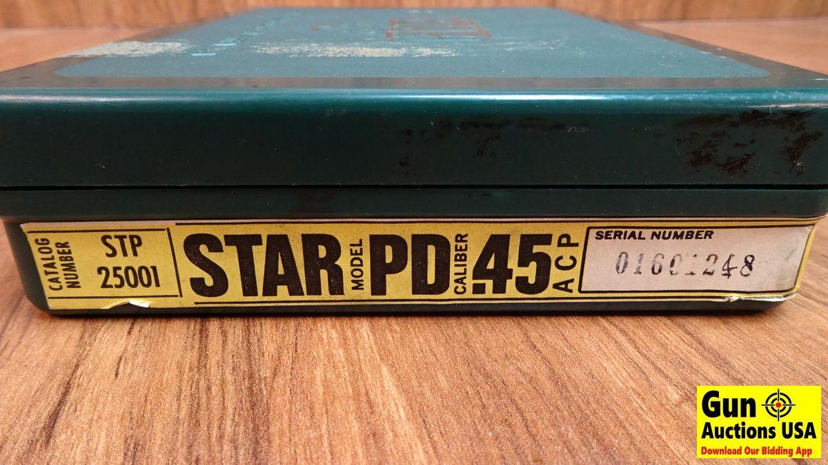 STAR Interarms PD .45 ACP Semi Auto Pistol . Like New. 4" Barrel. Shiny Bore, Tight Action Rare to F