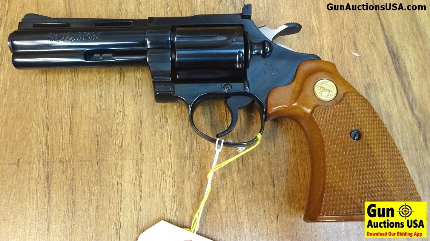 COLT DIAMONDBACK .38 S&W Collector's Revolver. Like New. 4" Barrel. Shiny Bore, Tight Action This Li