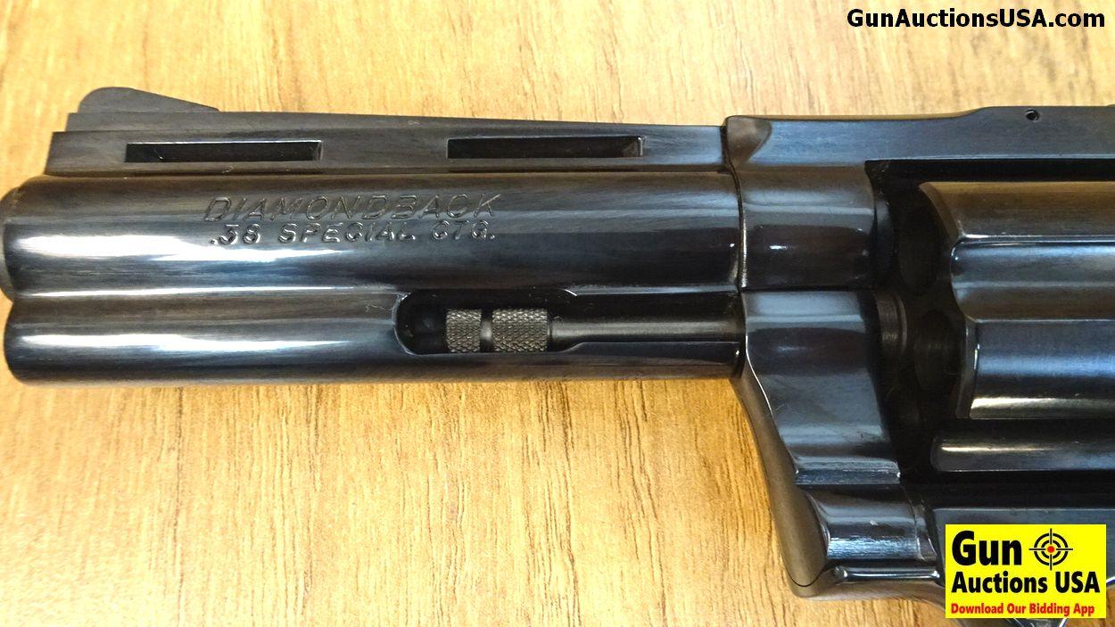 COLT DIAMONDBACK .38 S&W Collector's Revolver. Like New. 4" Barrel. Shiny Bore, Tight Action This Li
